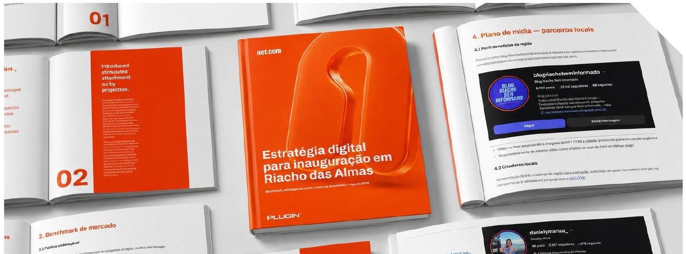 Material de estratégia digital da Net.com